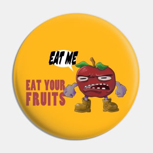 Eat More Apples Pin