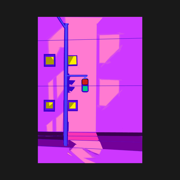 Retro traffic light by Danwpap2