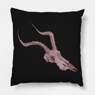 antelope skull Pillow