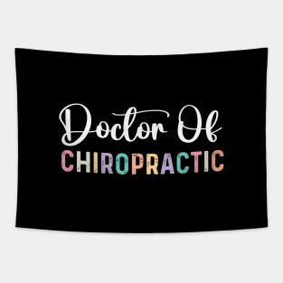 Funny Professional Doctorate doctor of chiropractic Tapestry