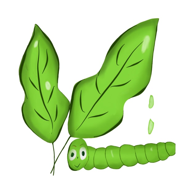 Green caterpillars by Twinnie5