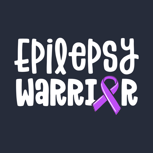 Epilepsy Warrior Shirt Kids Purple Ribbon Awareness Women by 14thFloorApparel