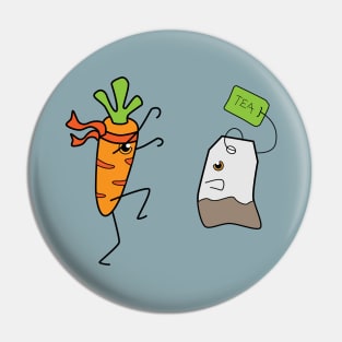 Carrot-tea Kid Pin