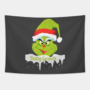 Baby Grinch Tapestry