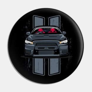 Evo X 10 Rallye JDM Tuning Car Rally Pin