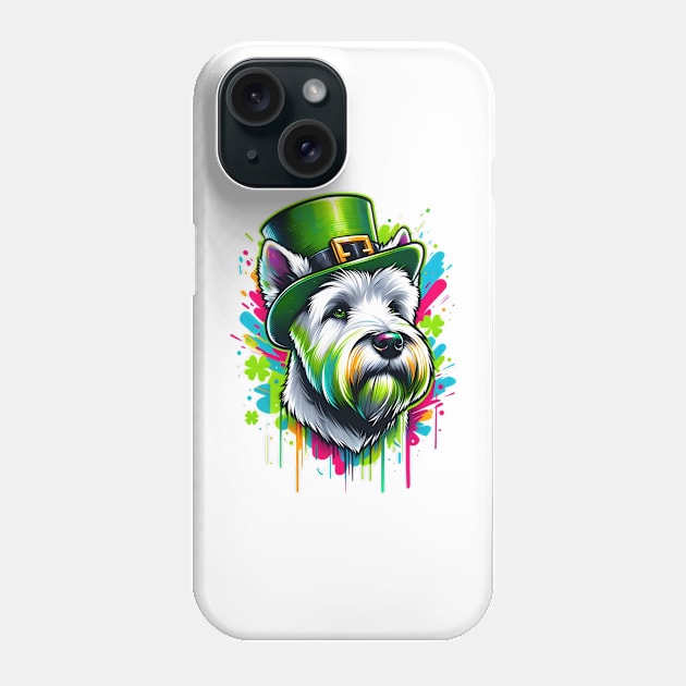 Soft Coated Wheaten Terrier's St Patrick's Day Parade Phone Case by ArtRUs