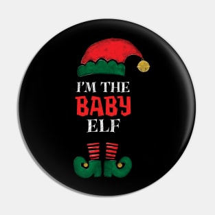 I'm The Baby Elf Pin