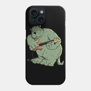 Monster with Bassguitar Phone Case