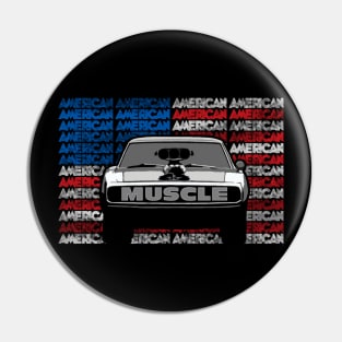 Street Racing American Muscle Pin