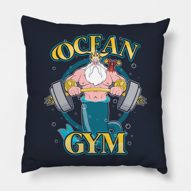 Ocean Gym Pillow by jozvoz