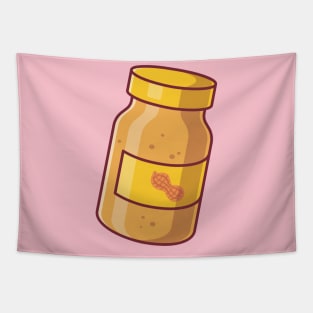 Floating Peanut Jam Cartoon Tapestry