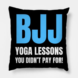 BJJ: Yoga Lessons You Didn't Pay For! Pillow
