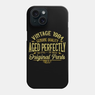 Vintage 1984 36th Birthday 36 Years Old Gift Phone Case