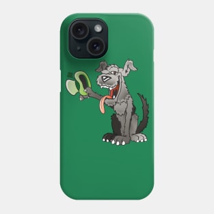 Irish Wolfhound Cartoon Dog Hats Off Cartoon Phone Case