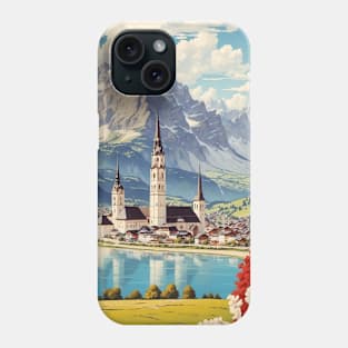 St Wolfgang Austria Vintage Travel Poster Tourism Phone Case