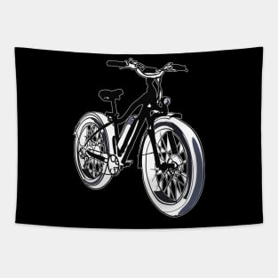 Bicycle illustration Tapestry