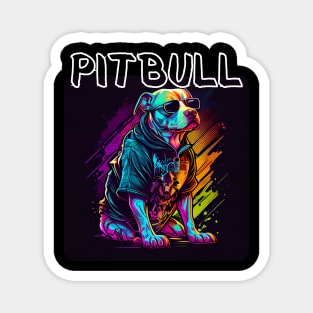 Graffiti Style - Cool Pitbull 3 Magnet