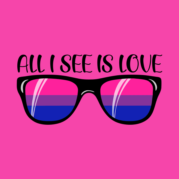 Bisexual Sunglasses - Love by Blood Moon Design