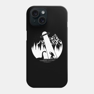 BIgfoot Ufo Abduction Loch Ness Monster Phone Case