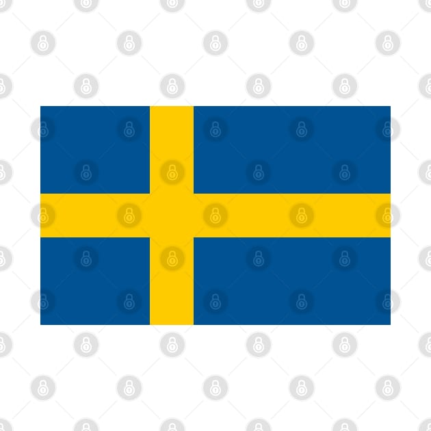 Flag of Sweden by COUNTRY FLAGS