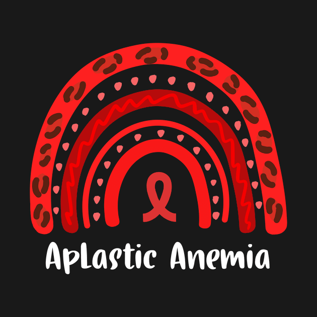 Aplastic Anemia Rainbow Awareness Warrior by MerchAndrey