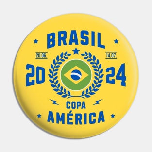 Brazil Copa America 2024 Fan Pin