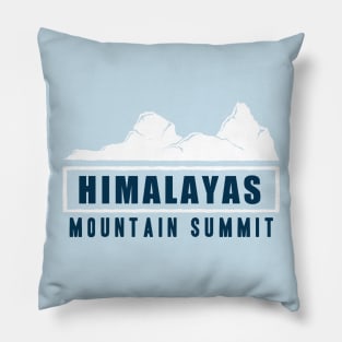 Himalayas Mountain Summit Pillow