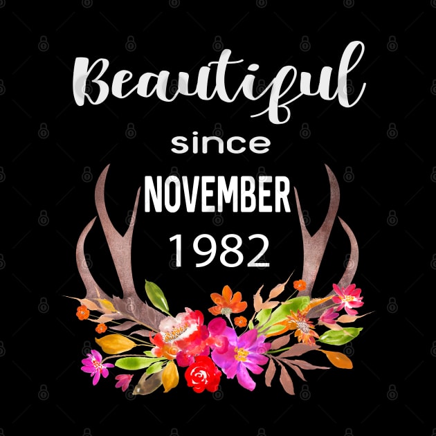 Deer Antler Elk Hunting Flower Horn Beautiful Since November 1982 by familycuteycom