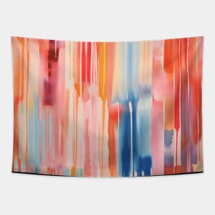 Modern Colorful Abstract 70s Tapestry