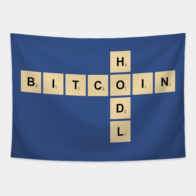 Bitcoin HODL Tapestry by AnishaCreations