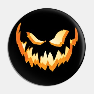 Sinister Jack-O-Lantern Face Pin