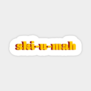 Ski-U-Mah Magnet