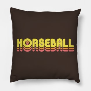 Retro Horseball Pillow