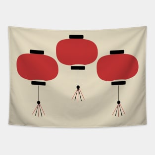 Japanese Lamps Tapestry