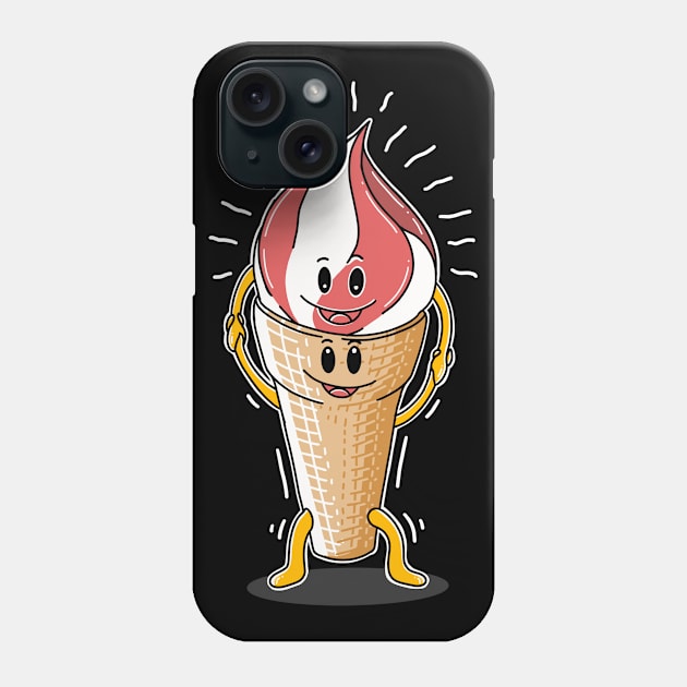 ice cream day Phone Case by sober artwerk