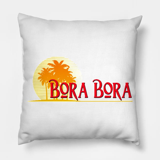 Life's a Beach: Bora Bora Pillow by Naves