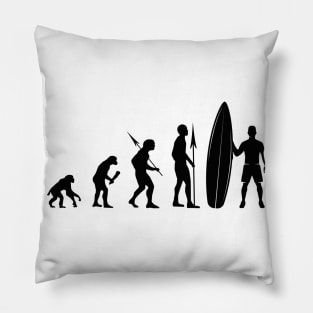 Surfer Evolution Surfing Pillow