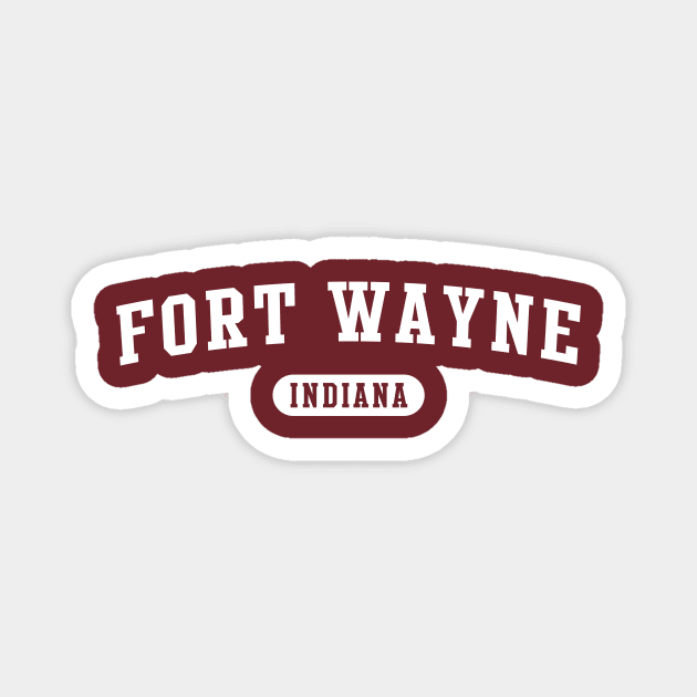 Fort Wayne, Indiana Magnet by Novel_Designs