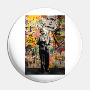 Banksy Love Is The Answer Pin