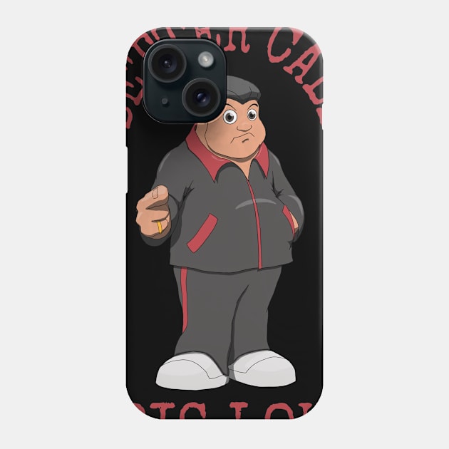 Big Lou from the Cryptonaut Podcast (Dark) Phone Case by PulpAfflictionArt79