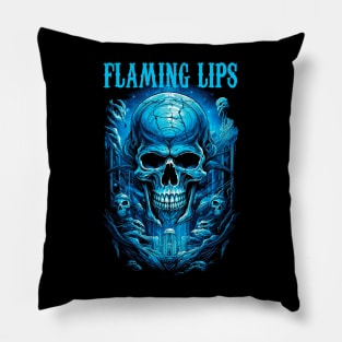 FLAMING LIPS BAND Pillow