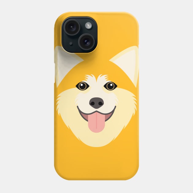 Shiba Inu dog face Phone Case by ShirtBricks