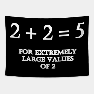 Funny One-Liner Math Joke Tapestry