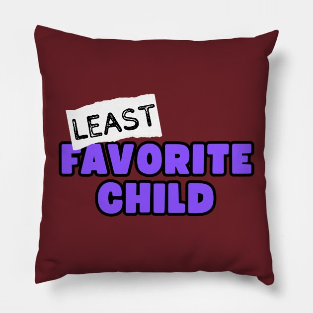 Least Favorite Child Pillow by Spatski