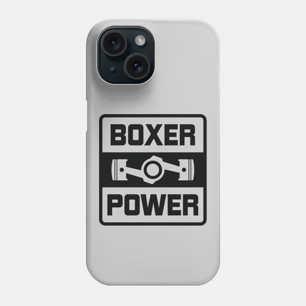 Boxer Engine Power Sports Car - Flat Six - Flat 6 - Flat Engine Phone Case by JDM-Rey