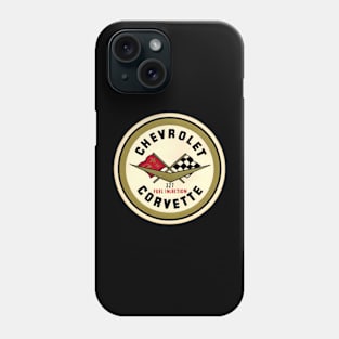 Corvette 327 Fuel Injection Engine - Small Chest Emblem Phone Case