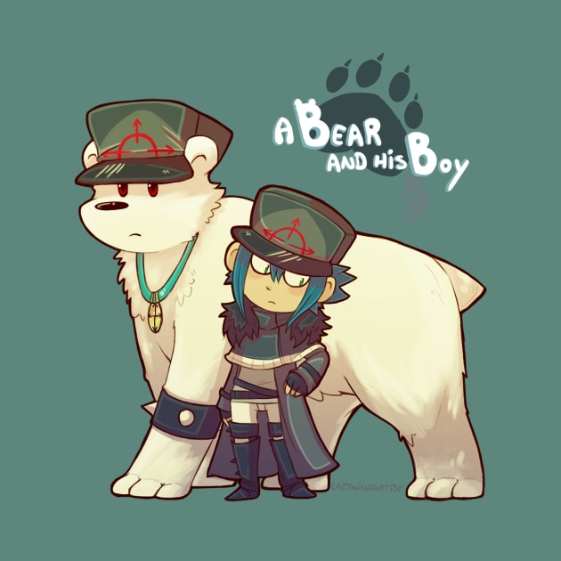 A Bear And His Boy by LazyNinjartist