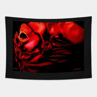 Halloween Red hot passion Tapestry