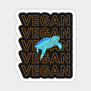 Vegan cute Turtle Magnet