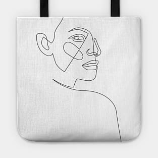 lost - single line art Tote